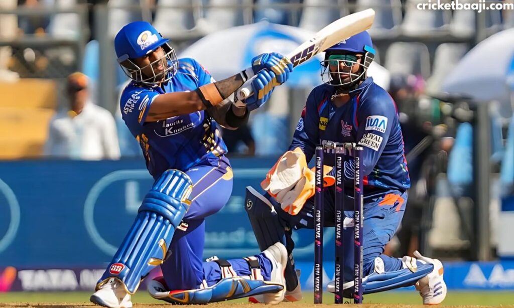 Mumbai Indians Vs Lucknow Super Giants Timeline