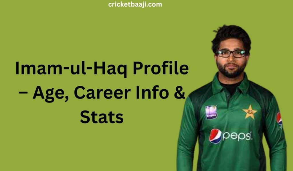 Imam-ul-Haq Profile – Age, Career Info & Stats