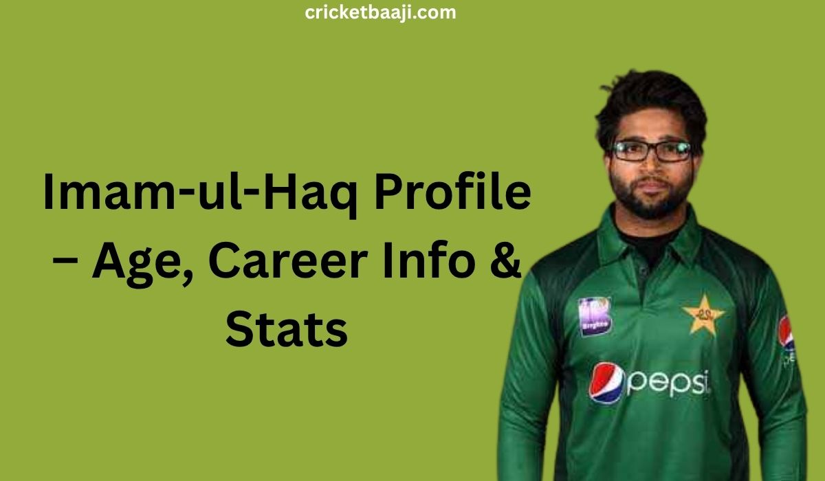 Imam-ul-Haq Profile – Age, Career Info & Stats