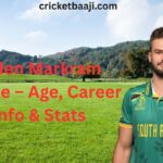 Aiden Markram Profile – Age, Career Info & Stats