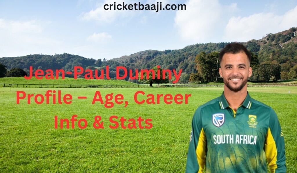 Jean-Paul Duminy Profile – Age, Career Info & Stats