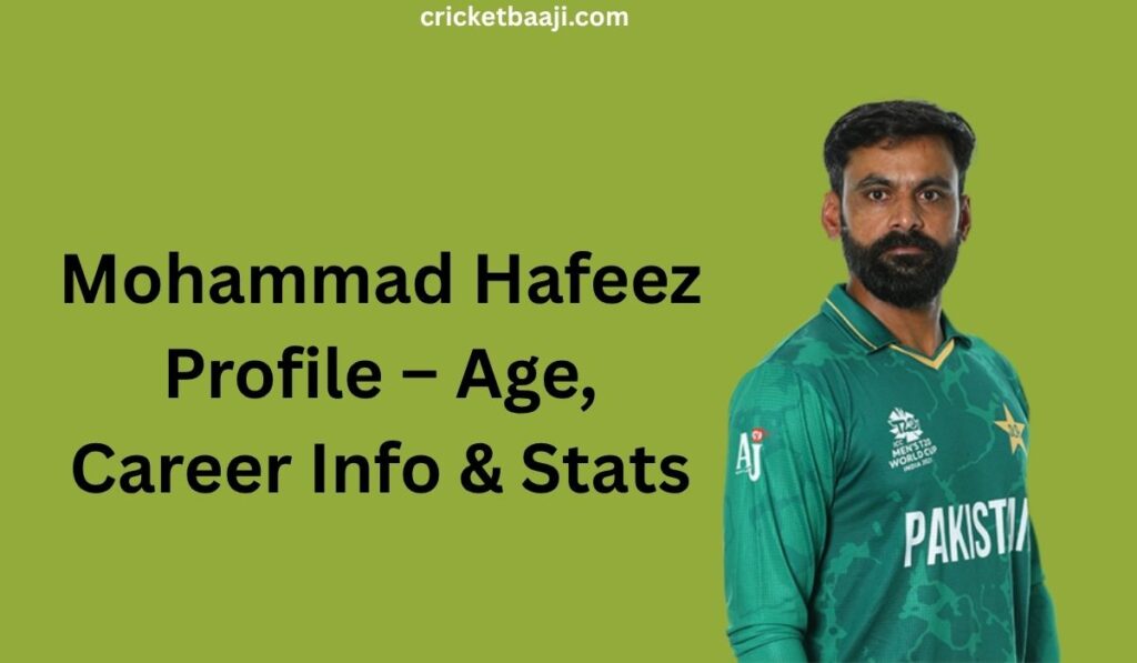 Mohammad Hafeez Profile – Age, Career Info & Stats