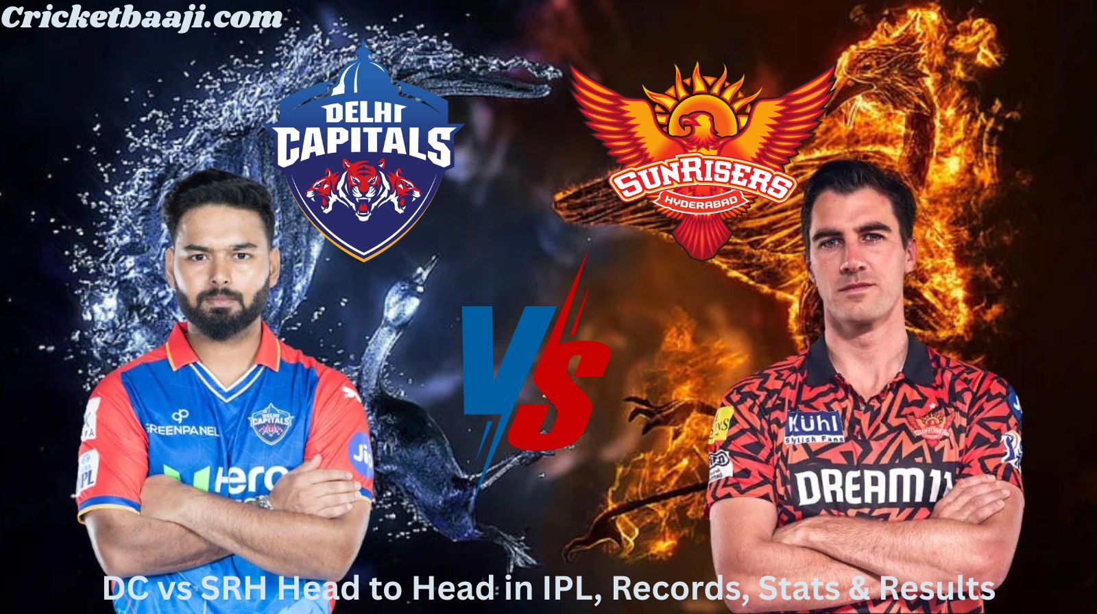 DC vs SRH Head to Head in IPL, Records, Stats & Results