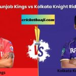 Punjab Kings vs Kolkata Knight Riders Timeline