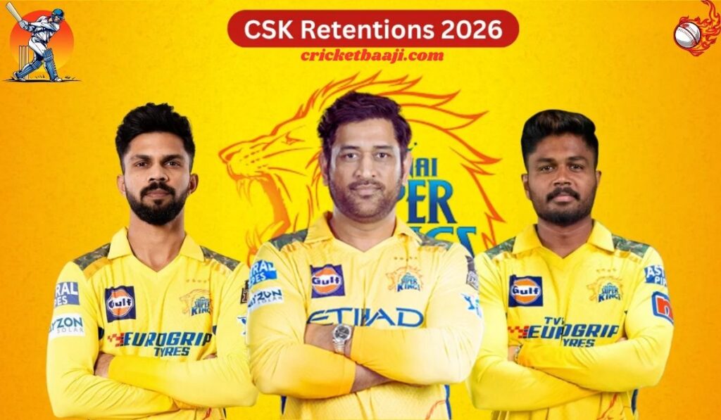 CSK Retained & Released Players List for IPL 2026