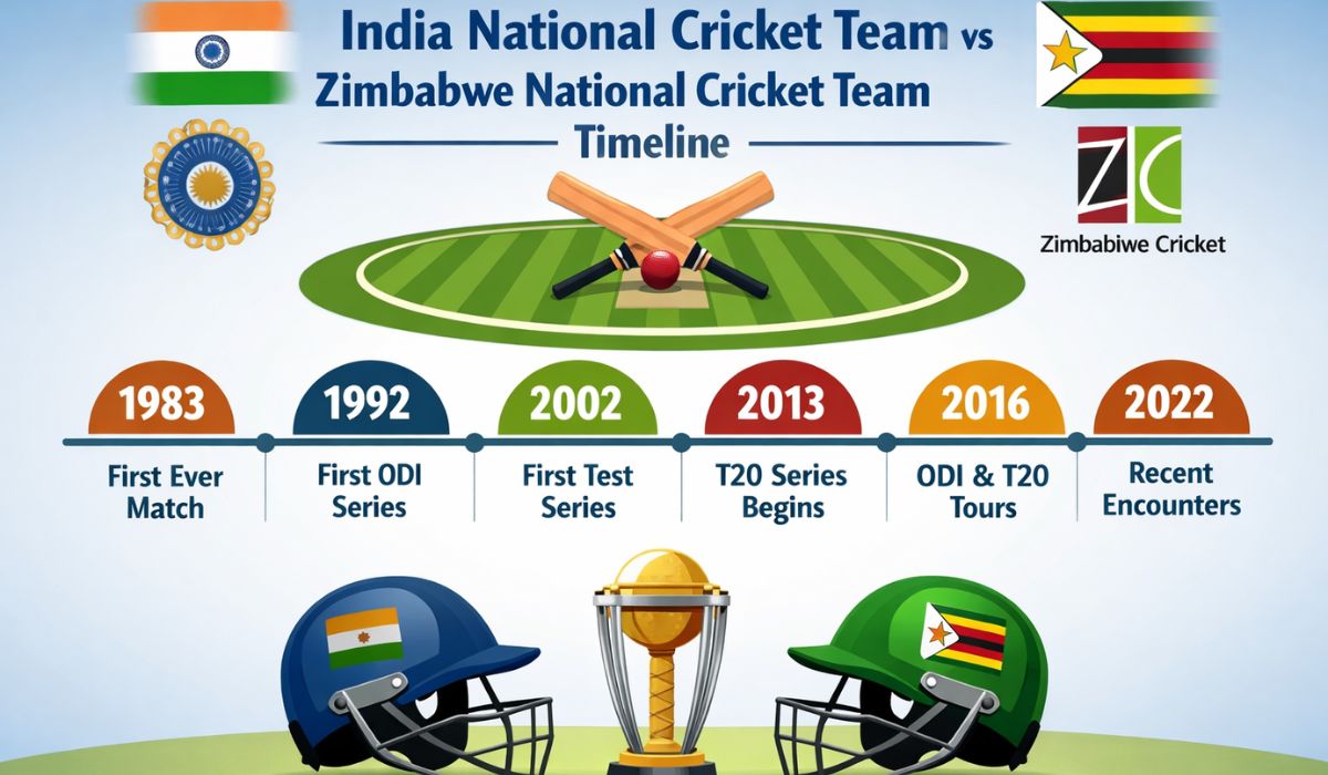 India National Cricket Team vs Zimbabwe National Cricket Team Timeline – Complete History, Records & Key Moments