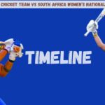 India Women’s National Cricket Team vs South Africa Women’s National Cricket Team Timeline