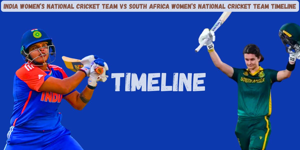 India Women’s National Cricket Team vs South Africa Women’s National Cricket Team Timeline