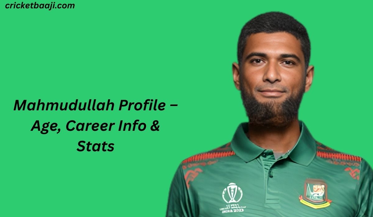 Mahmudullah Profile – Age, Career Info & Stats