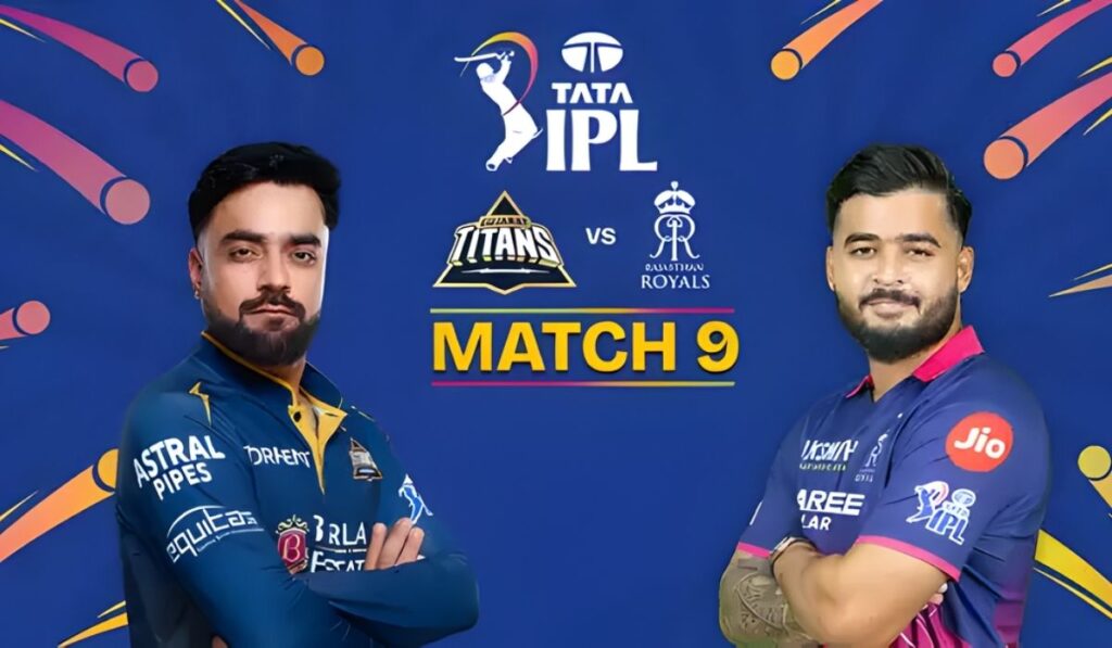 Gujarat Titans vs Rajasthan Royals, 9th Match, Indian Premier League 2026 – Scorecard match