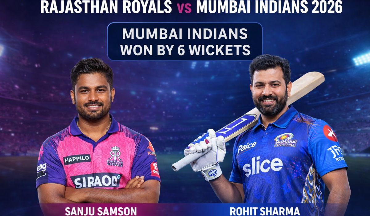 Rajasthan Royals vs Mumbai Indians 2026 – Match Scorecard & Full Analysis